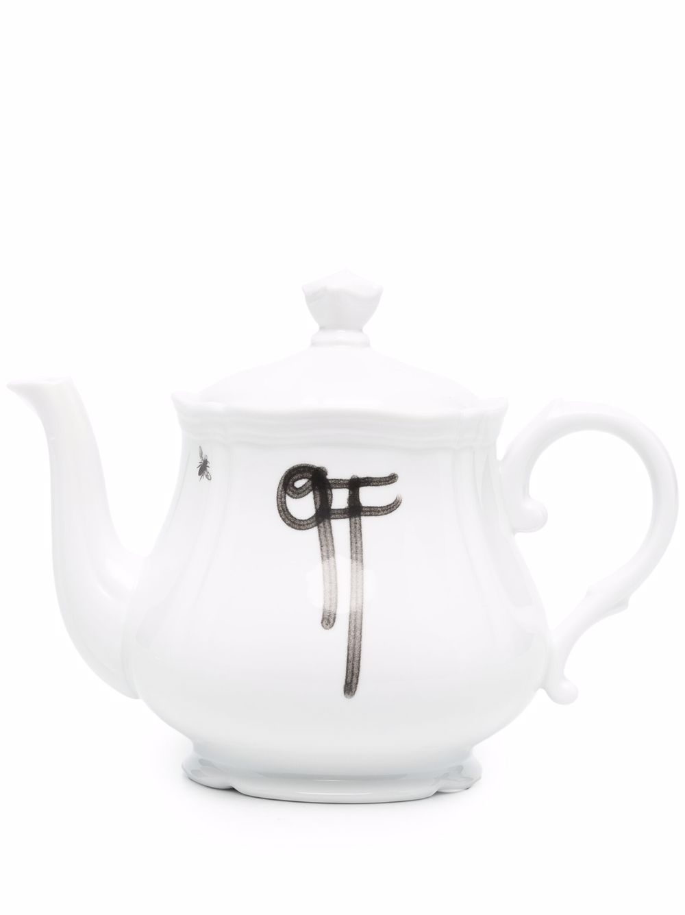 Off-White x Ginori 1735 logo印花茶壶 - 白色