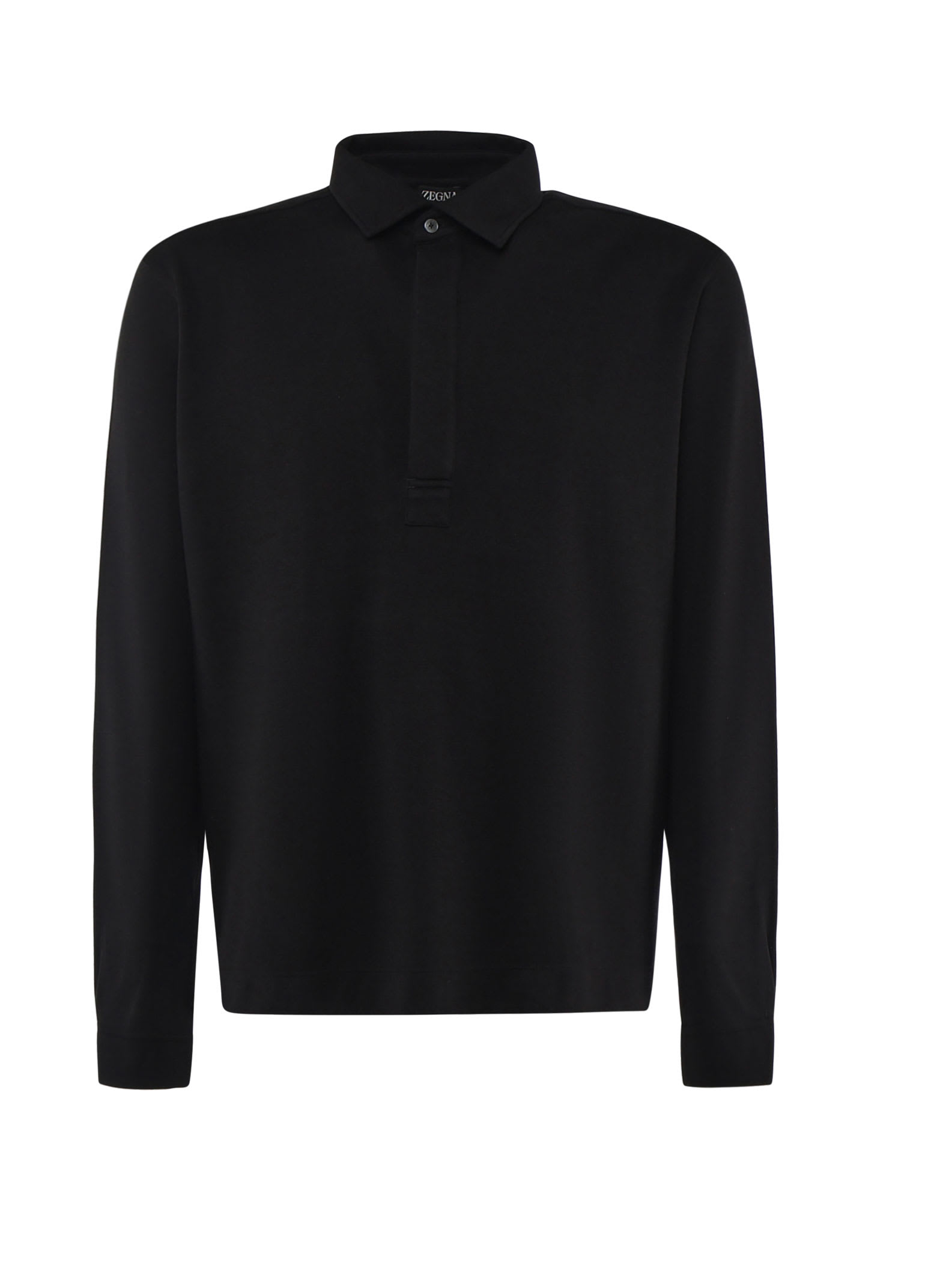 Zegna Long-sleeved Polo Shirt