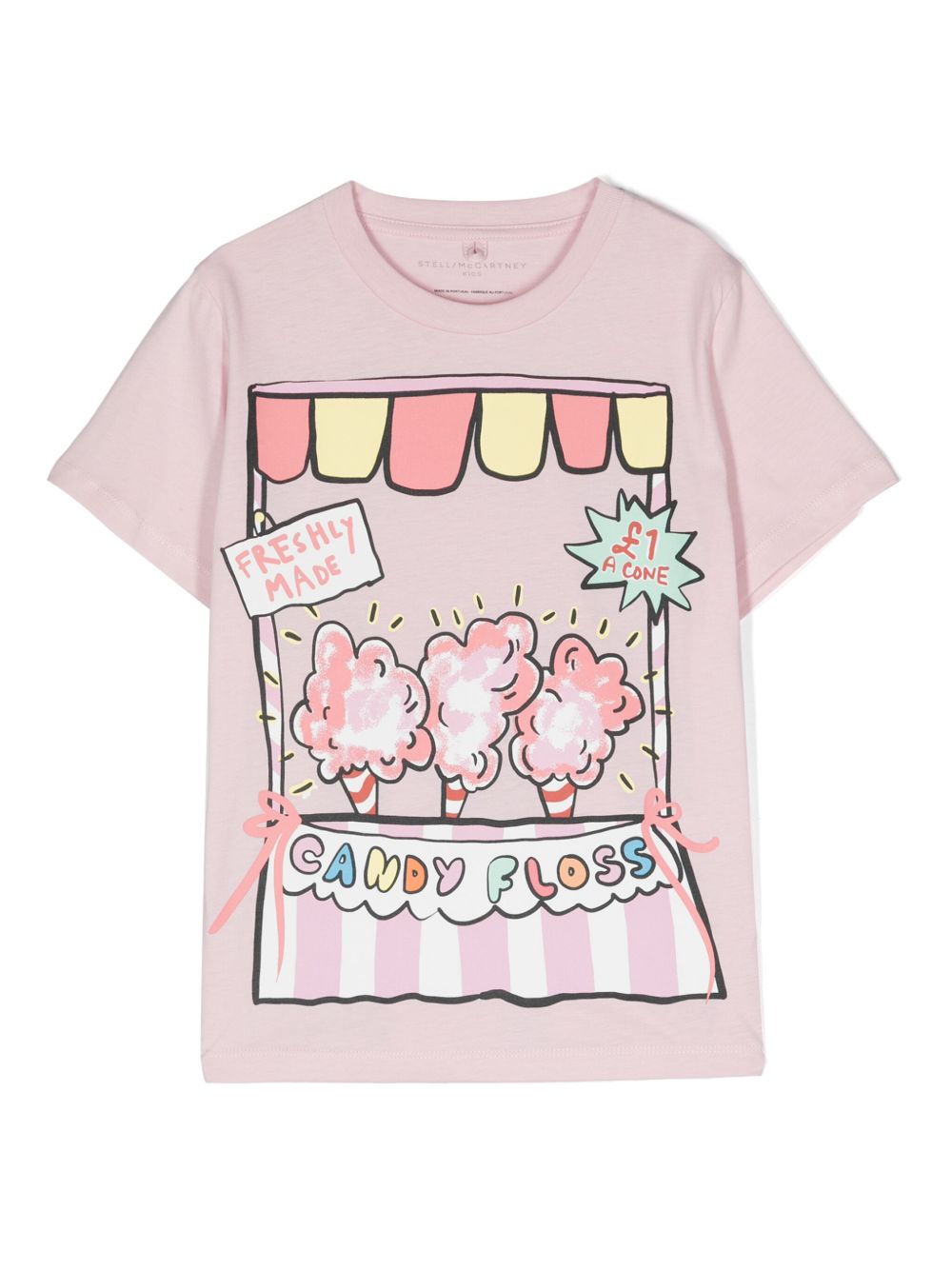 Stella McCartney Kids 图案印花T恤 - 粉色