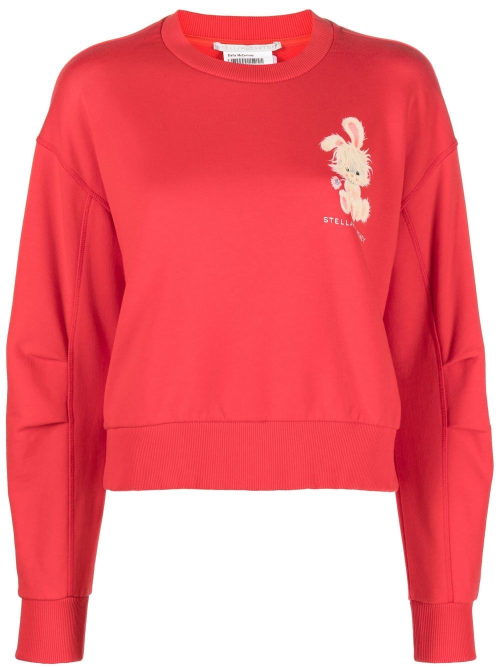 Stella McCartney Lunar New Year 平纹针织卫衣 - 红色
