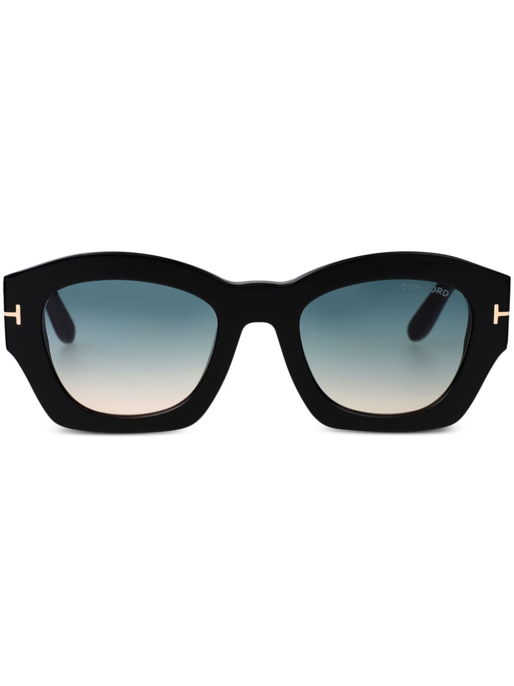 TOM FORD Eyewear 方框太阳眼镜 - 黑色