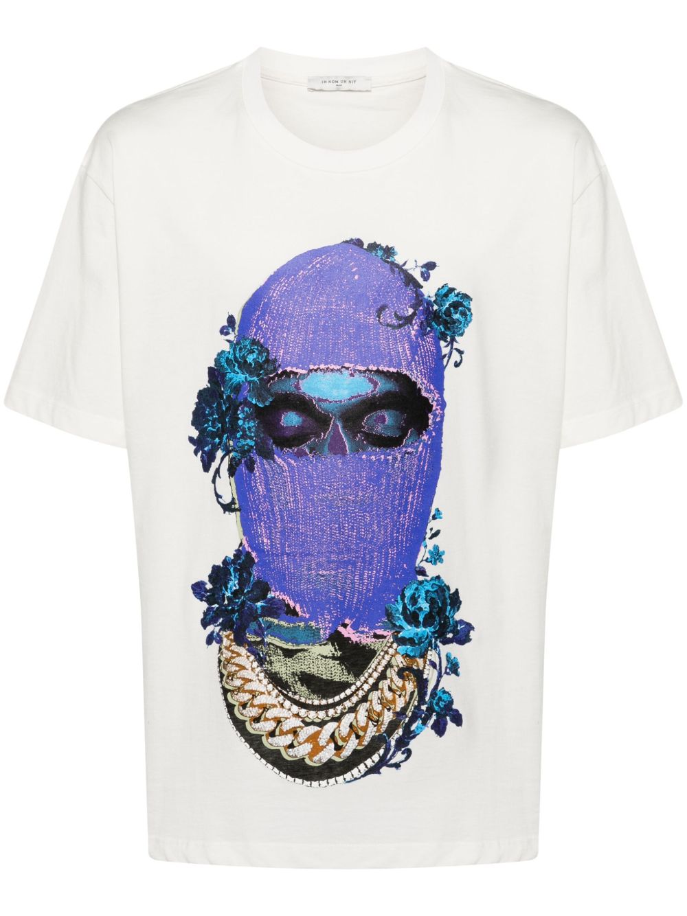 Ih Nom Uh Nit Black Roses Mask T恤 - 白色