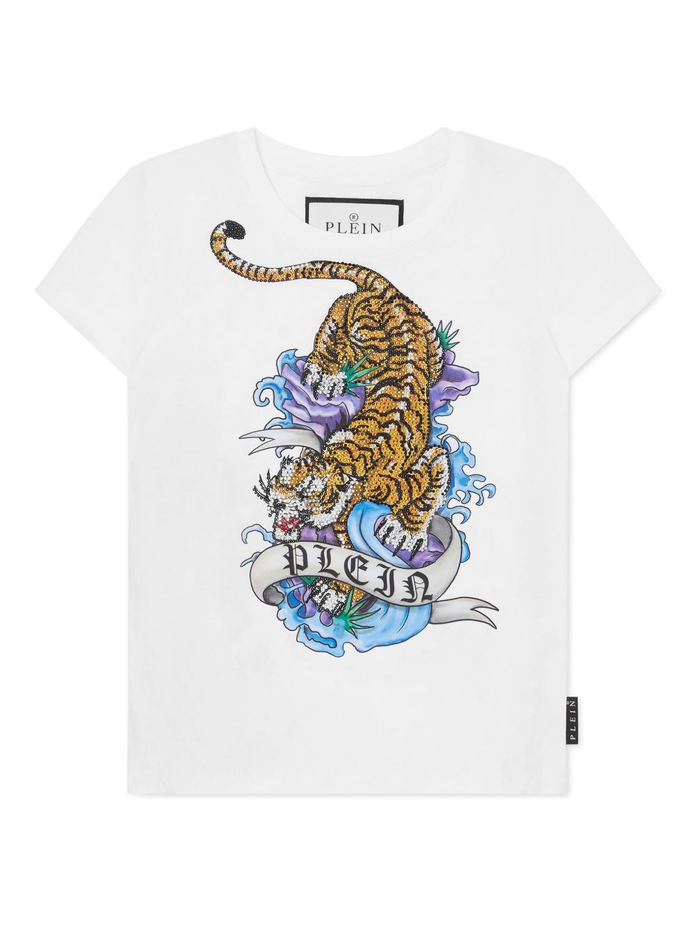 Philipp Plein Junior Tattoo 棉T恤 - 白色