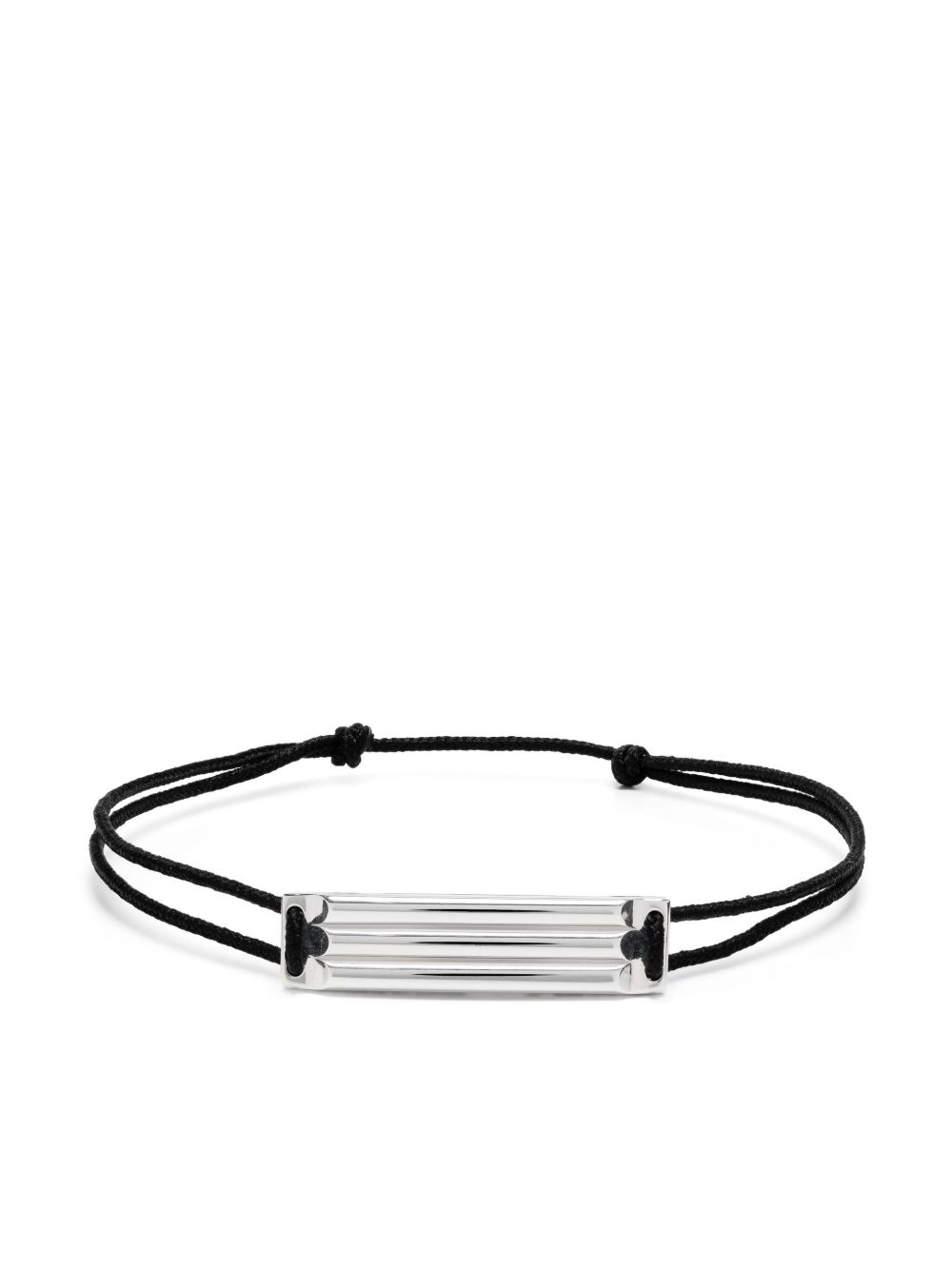 Le Gramme sterling silver 5g Gordon braided bracelet - 银色