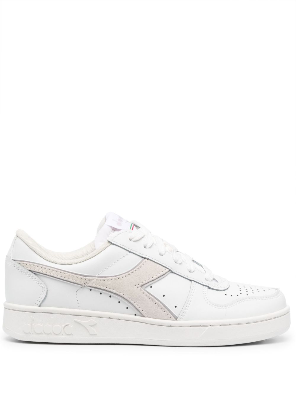 Diadora Magic Basket Low 皮质运动鞋 - 白色