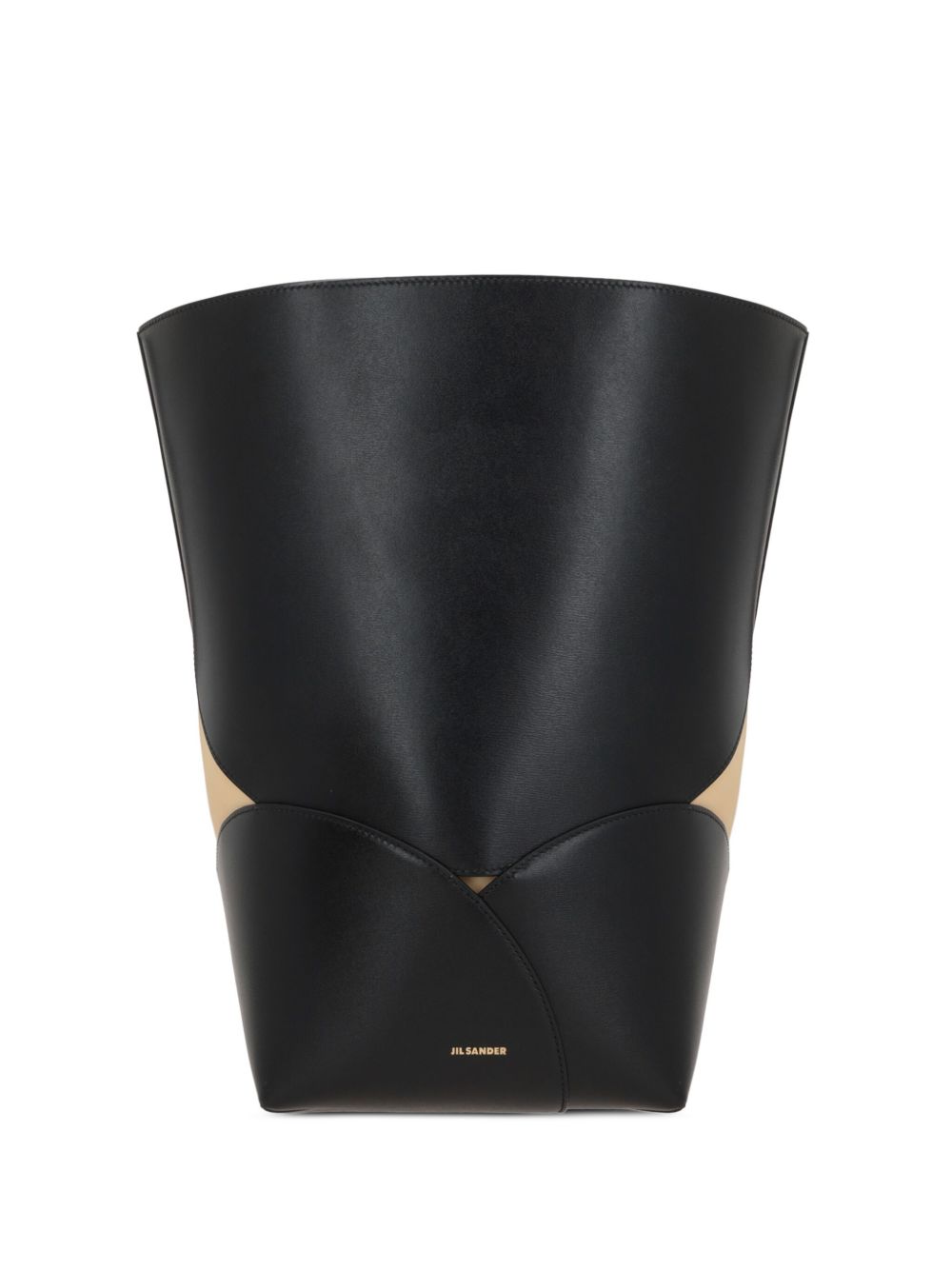 Jil Sander Curve 单肩包 - 黑色