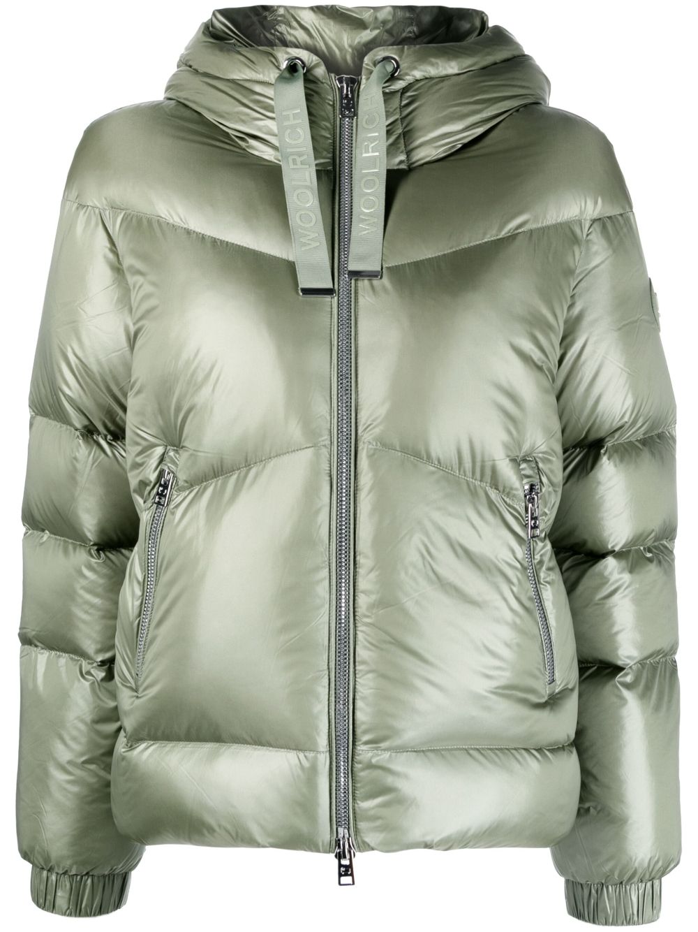 Woolrich Aliquippa Short 蓬松夹克 - 绿色