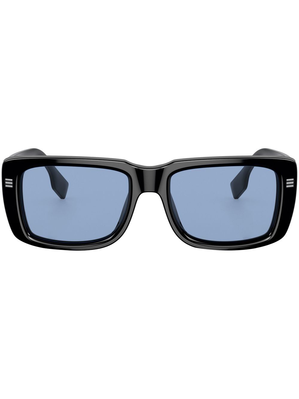Burberry Eyewear Jarvis 长方形镜框太阳眼镜 - 黑色
