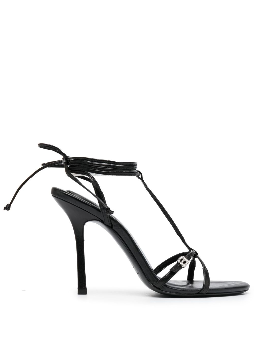 Alexander Wang Lucienne 皮质高跟凉鞋 - 黑色