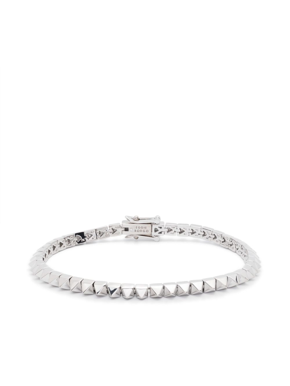 Eddie Borgo Pyramid Tennis bracelet - 银色