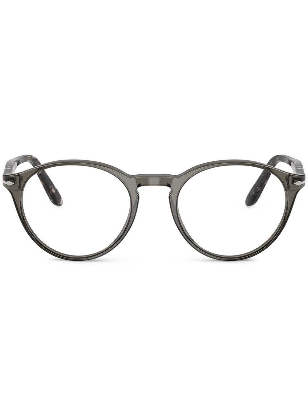 Persol 圆框眼镜 - 灰色