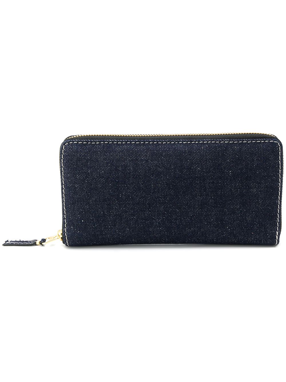 Comme Des Garçons Wallet 牛仔环绕式拉链钱包 - 蓝色