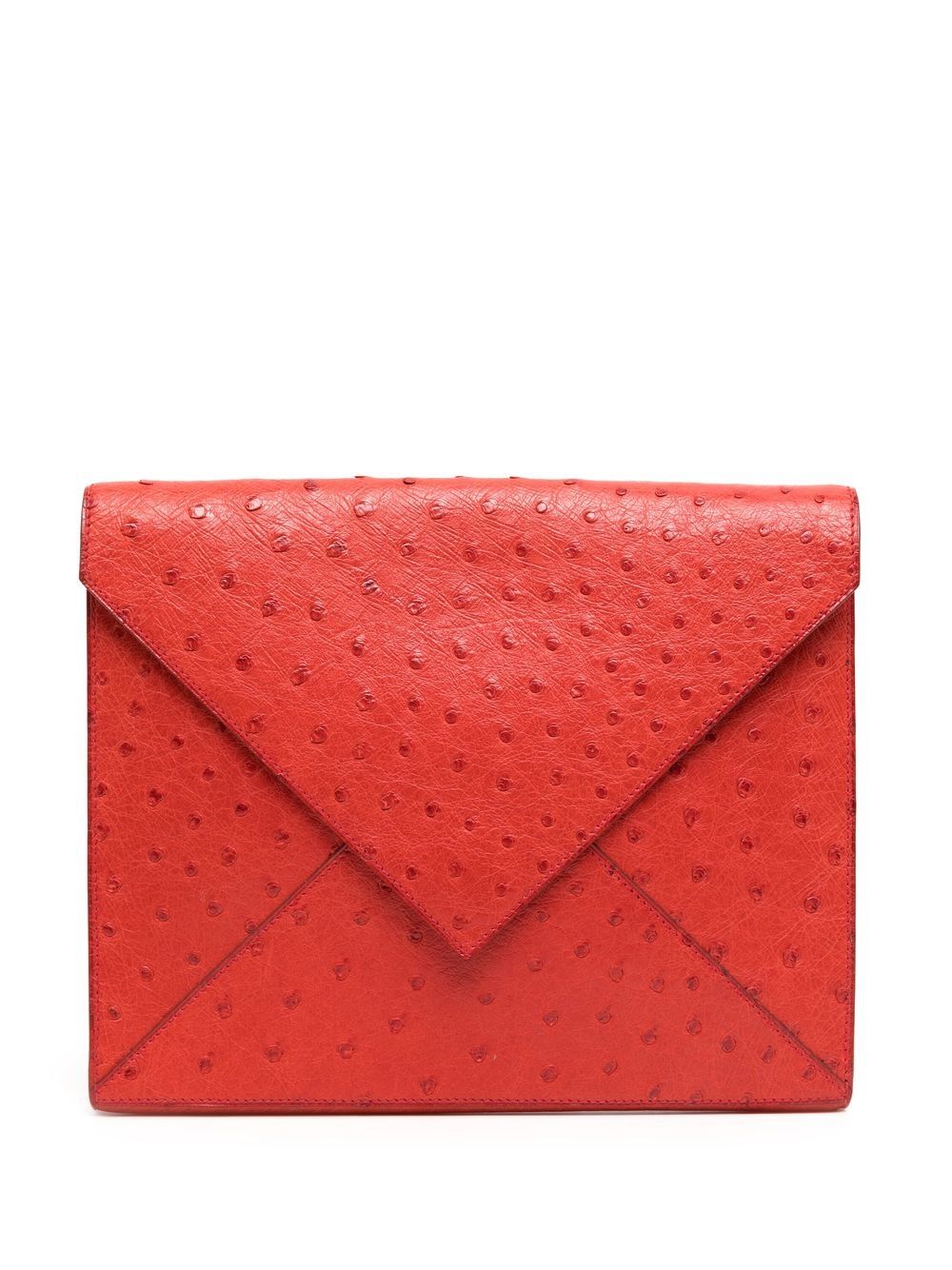 Hermès Pre-Owned Liddy 手拿包（典藏款） - 红色