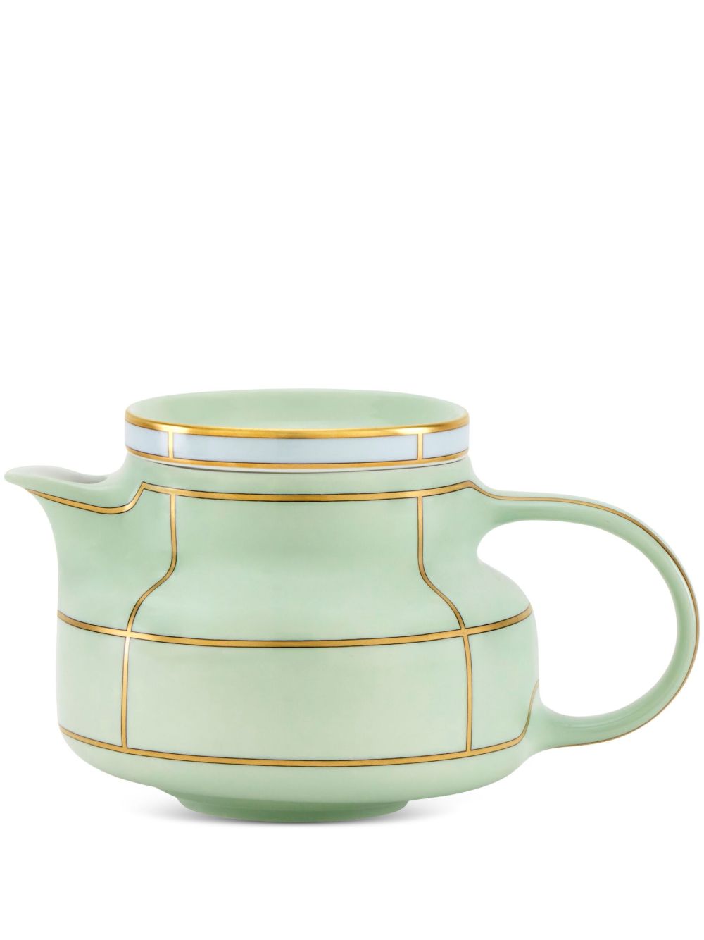 GINORI 1735 Diva 陶瓷茶壶（770毫升） - 绿色