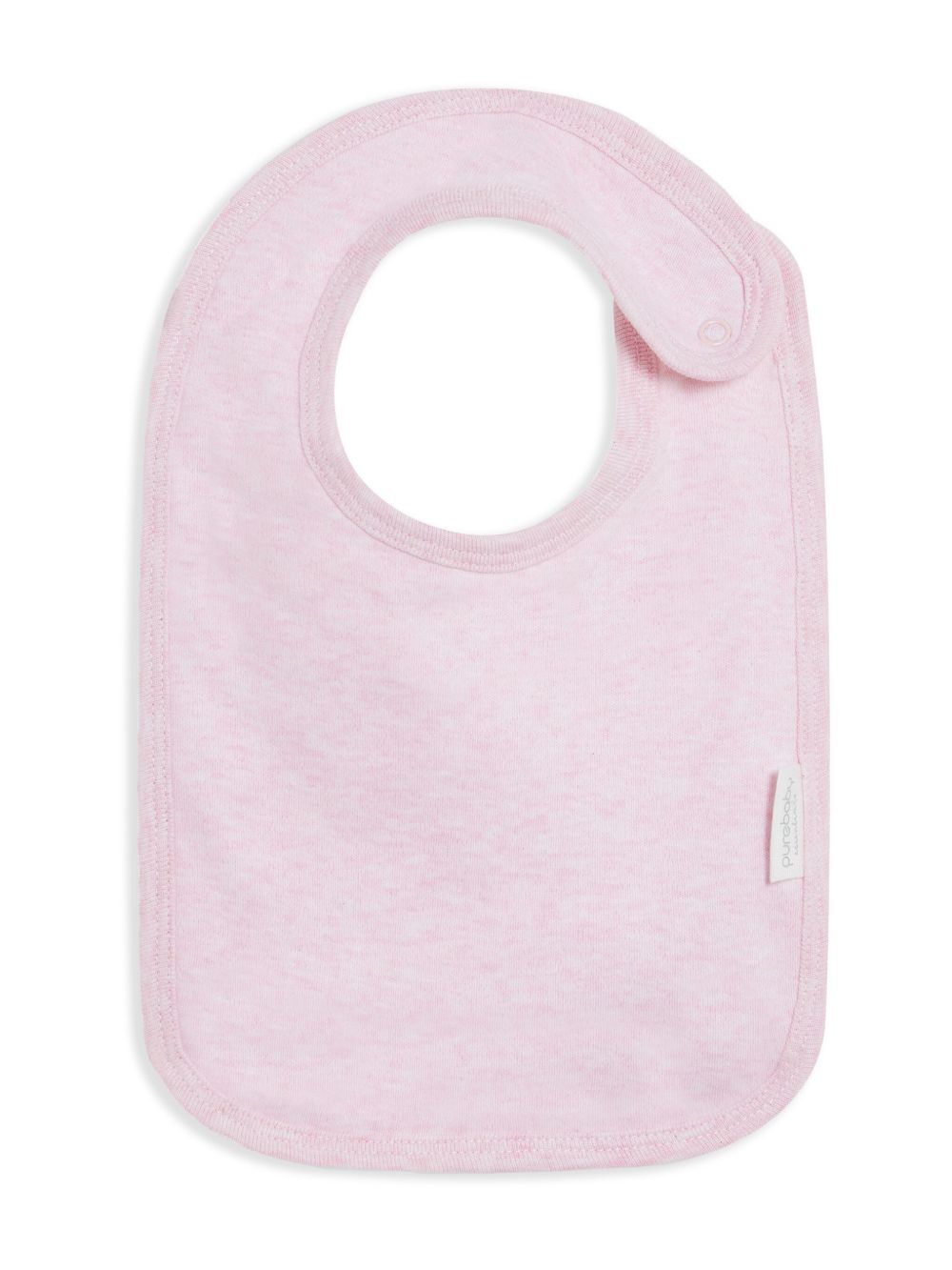 Purebaby 经典棉围兜 - 粉色