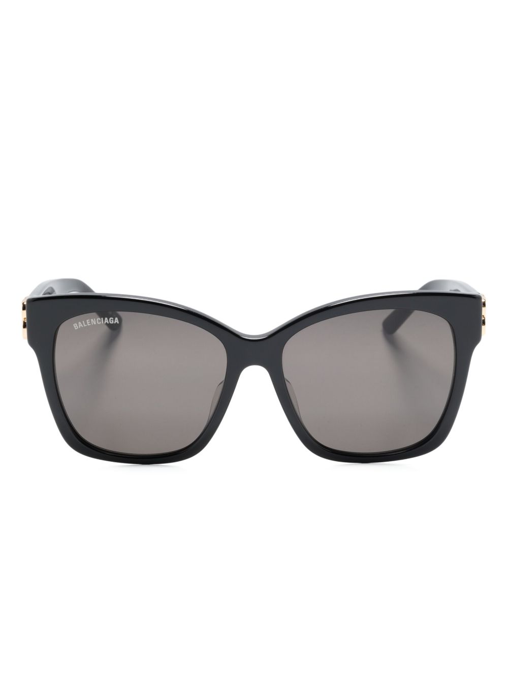 Balenciaga Eyewear Dynasty 方框太阳眼镜 - 黑色