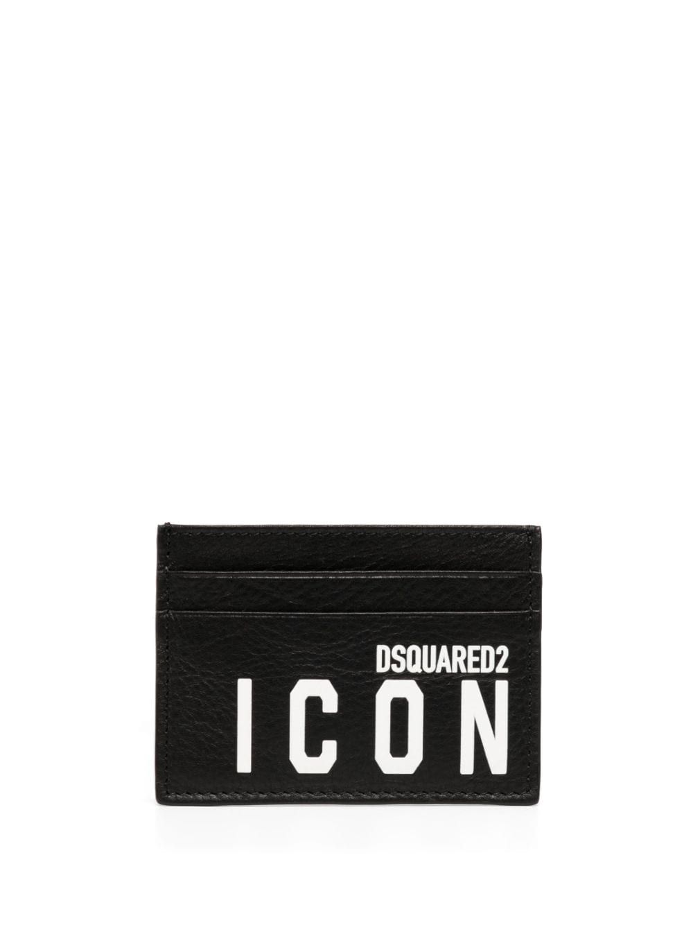 DSQUARED2 D2次方 Icon 皮质卡夹 - 黑色