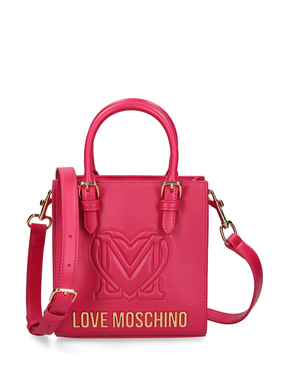 Love Moschino logo字母托特包 - 粉色