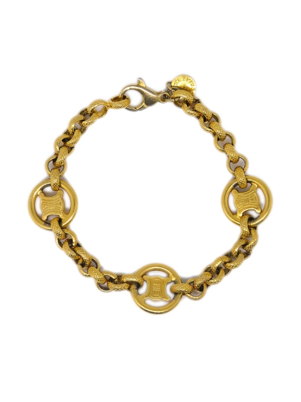 Céline Pre-Owned Triomphe 手链（1990-2000年代典藏款） - 金色