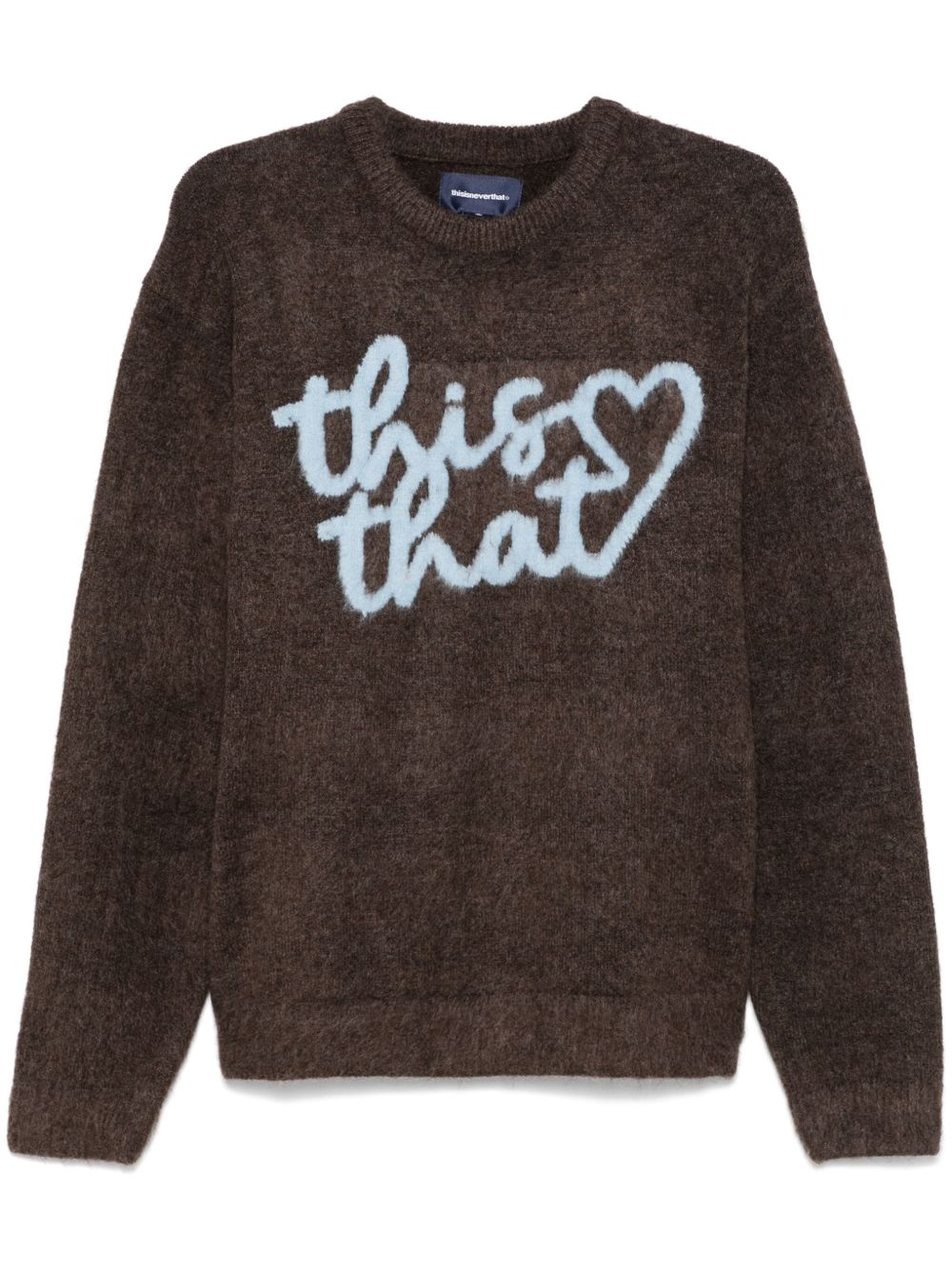 This Is Never That Heart logo毛衣 - 褐色