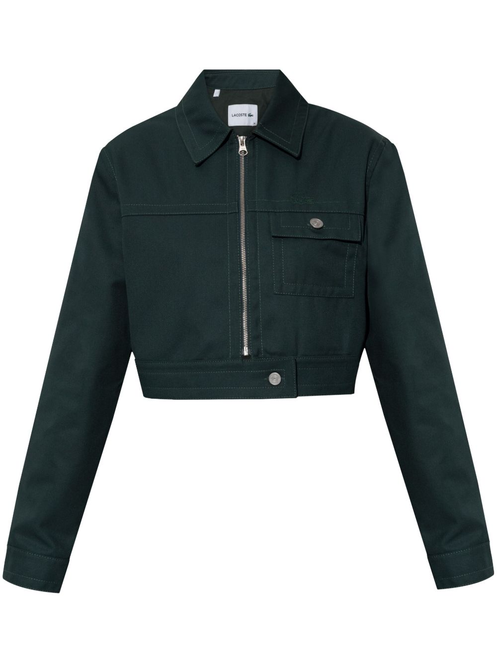 Lacoste logo刺绣夹克 - 绿色