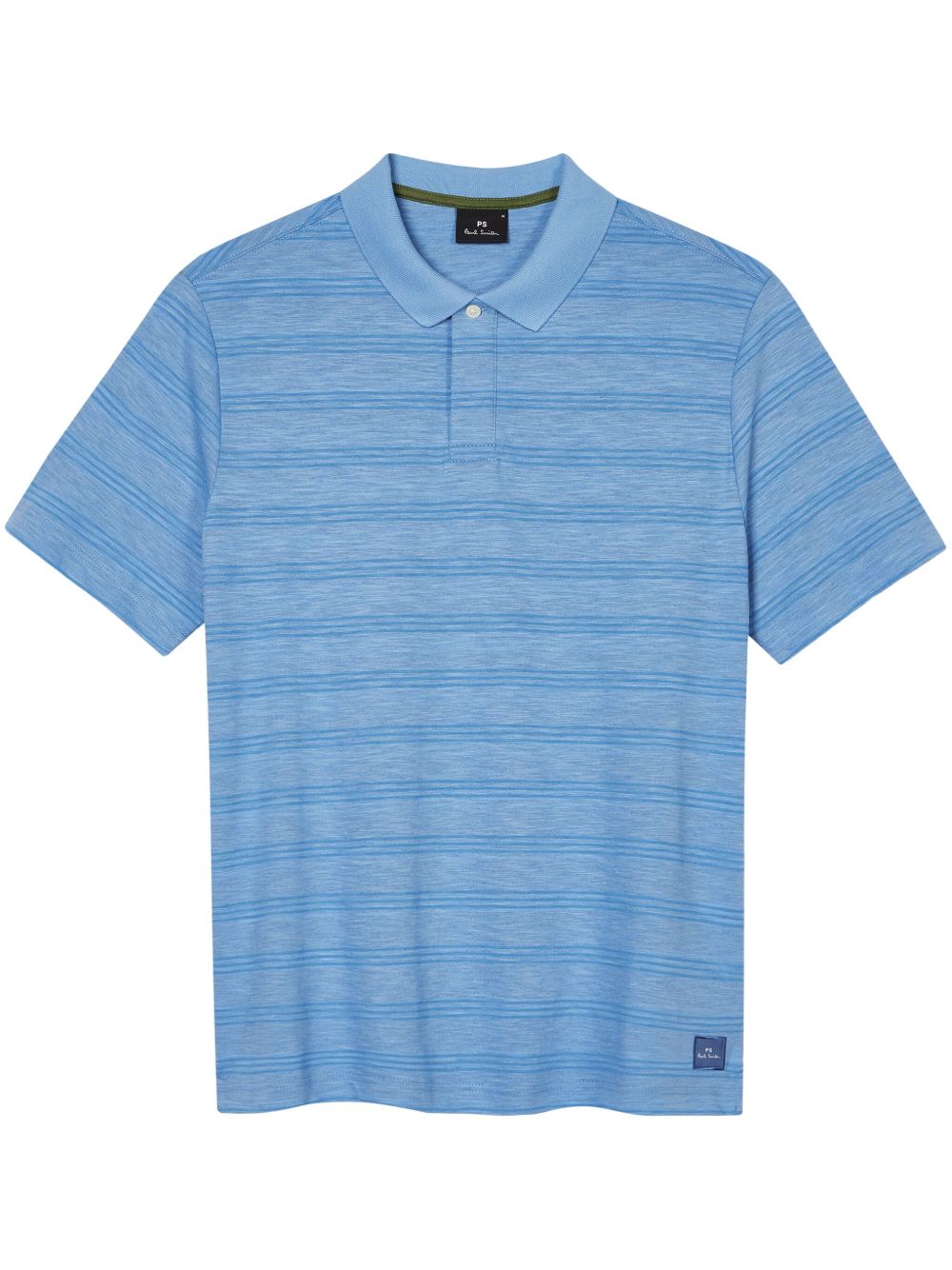 PS Paul Smith Marl Stripe polo衫 - 蓝色