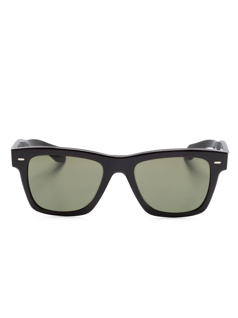 Oliver Peoples N.04 Sun 方框太阳眼镜 - 褐色