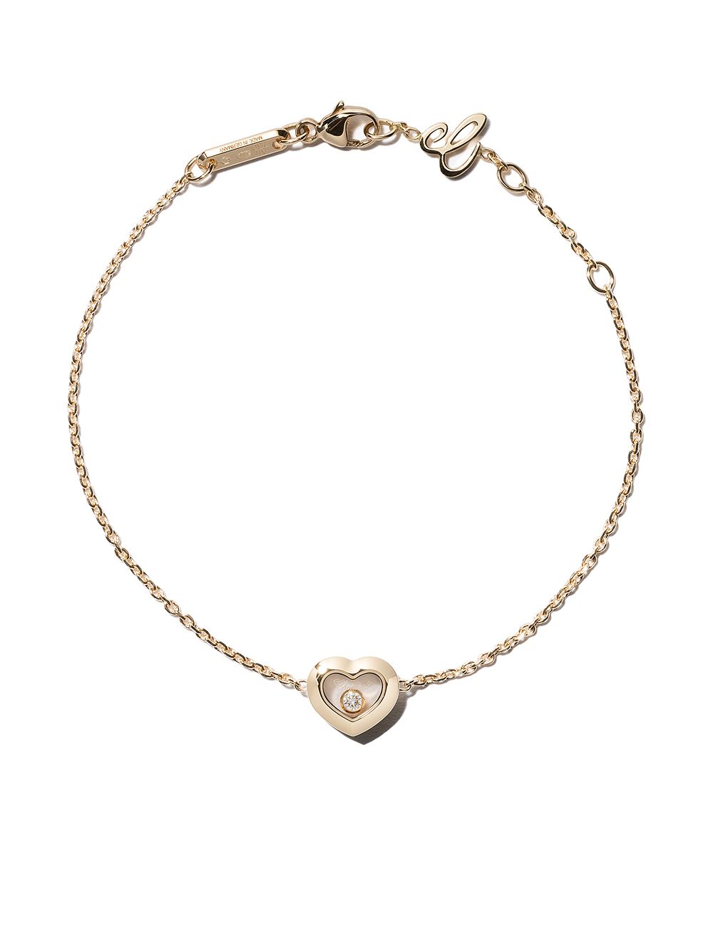 Chopard 18k黄金Happy Diamonds Icons手链 - 金色