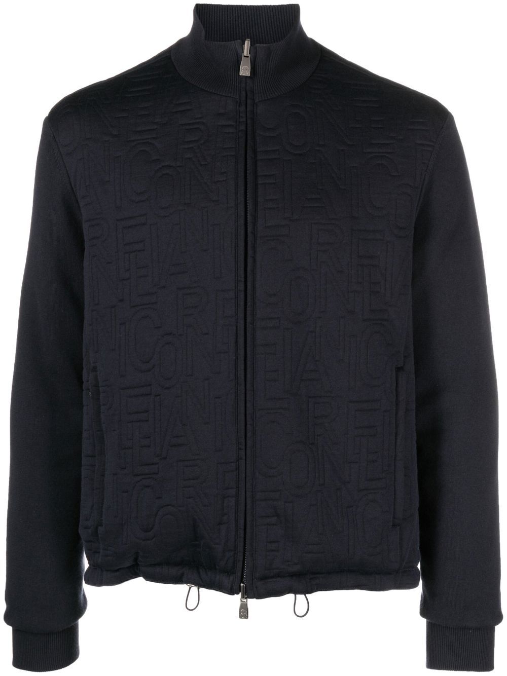 Corneliani logo飞行员夹克 - 蓝色