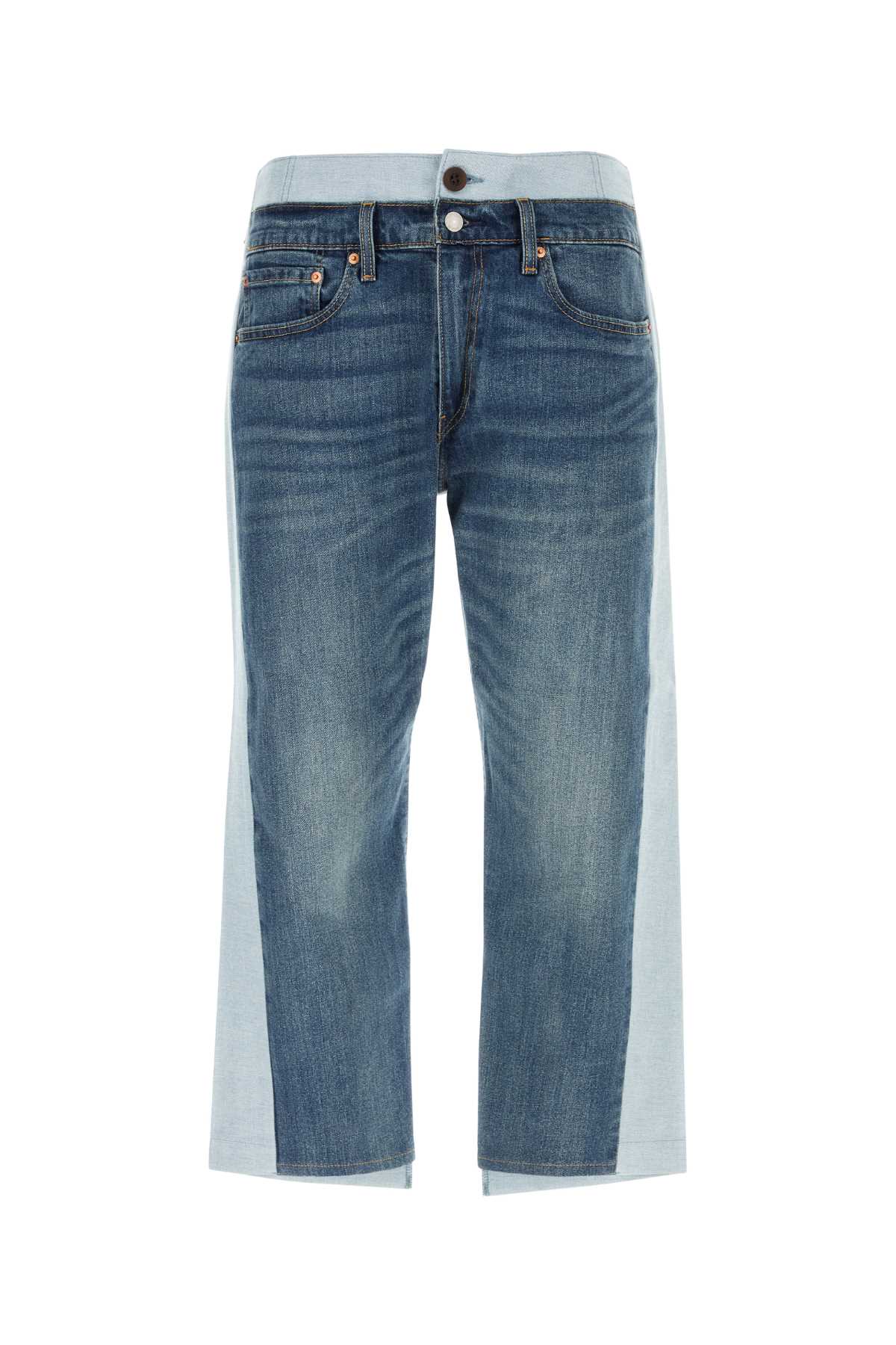 Junya Watanabe 双色牛仔牛仔裤