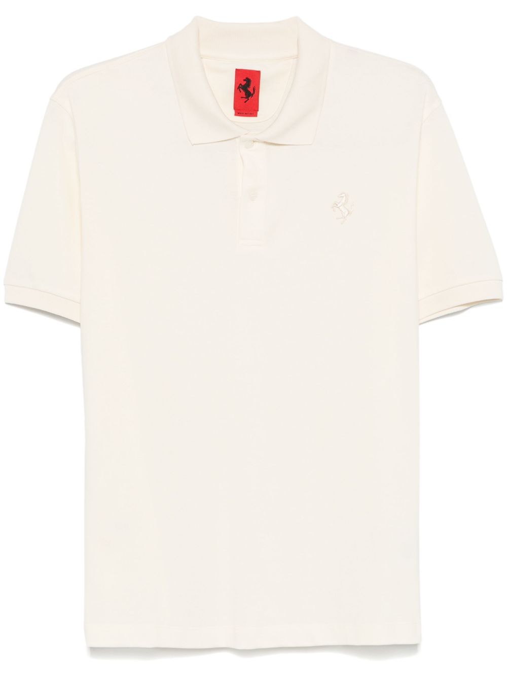 Ferrari 珠地布polo衫 - 中性色