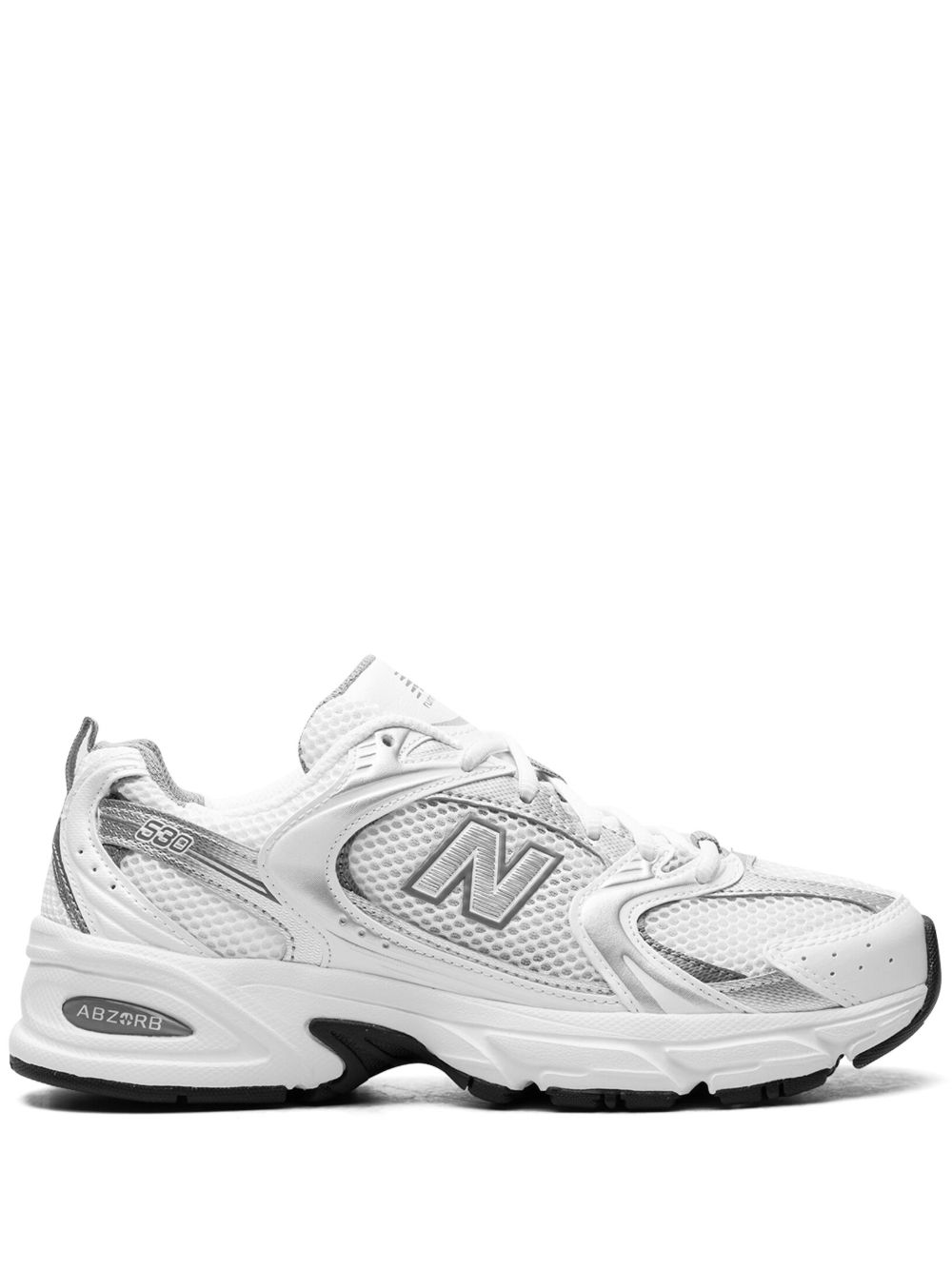 New Balance 530 White Silver Metallic 运动鞋 - 白色