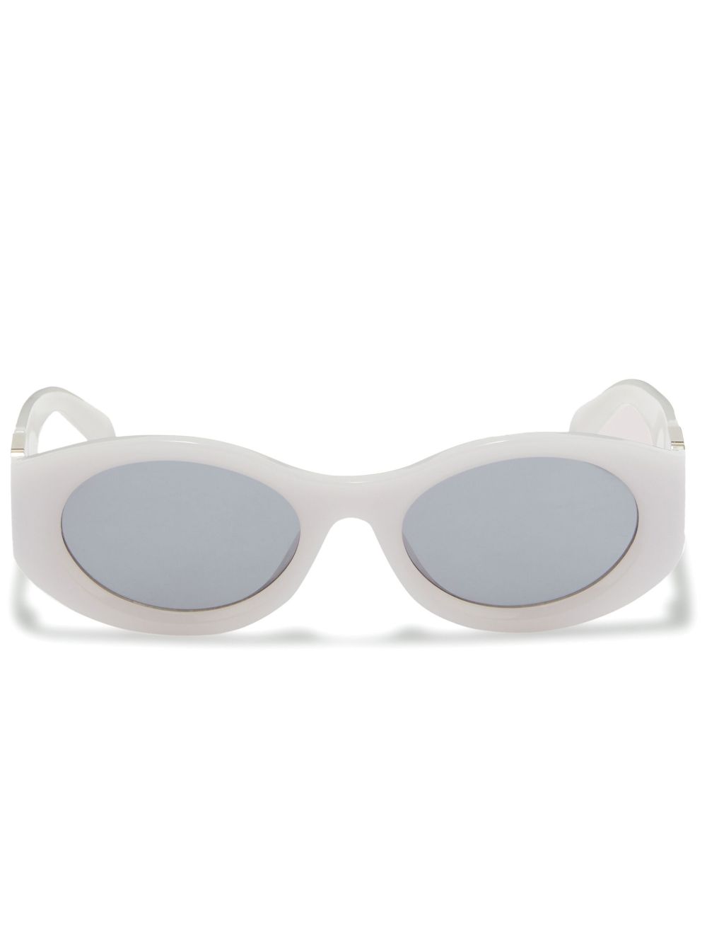 Ambush Eyewear Gogelen 椭圆形框太阳眼镜 - 蓝色
