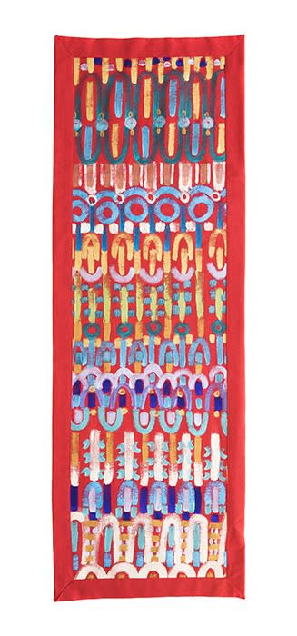 Le Botteghe su Gologone Tapestries Handpainted Colores 50x145 Cm