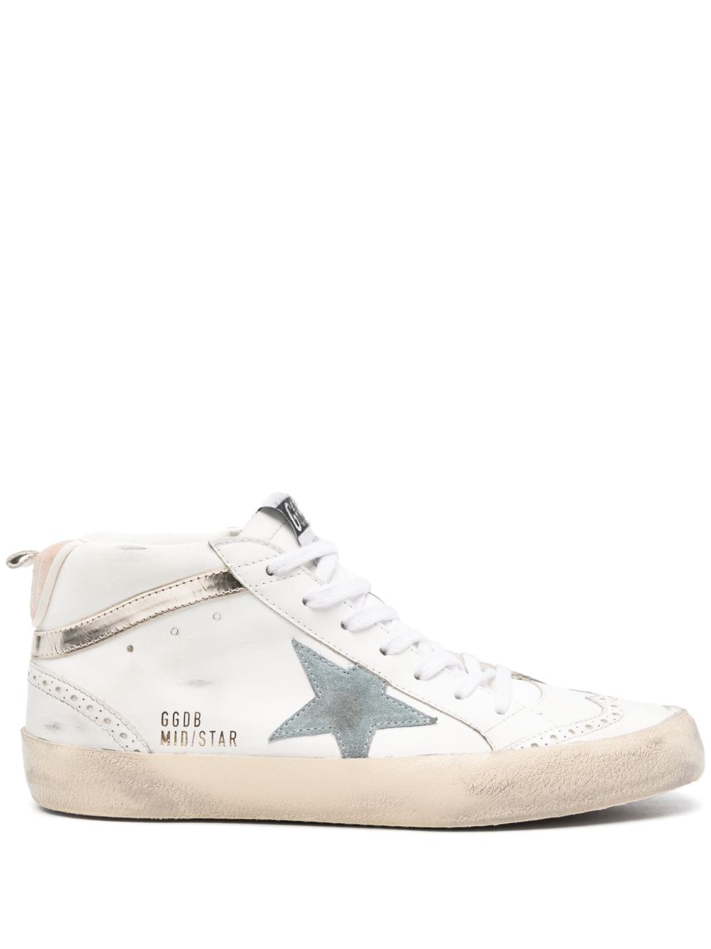 Golden Goose Mid Star 运动鞋 - 白色