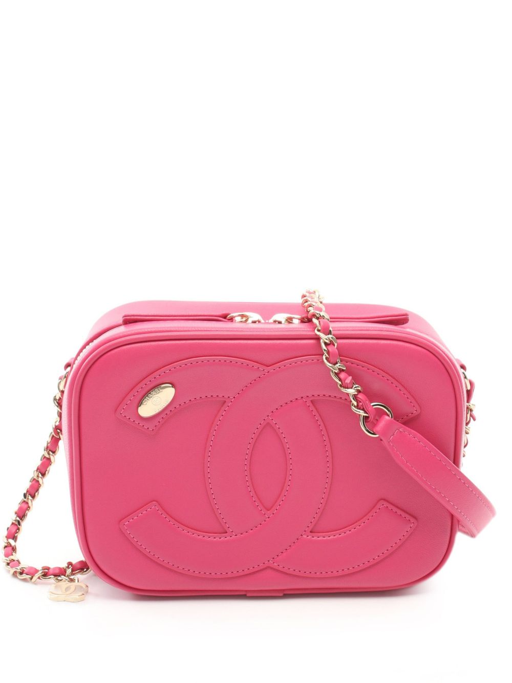 CHANEL Pre-Owned CC 相机包（2019年典藏款） - 粉色