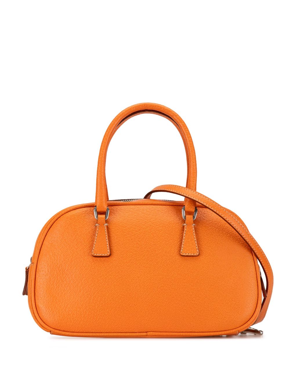 Prada Pre-Owned Cinghiale 迷你斜挎包（2000-2023年典藏款） - 橘色