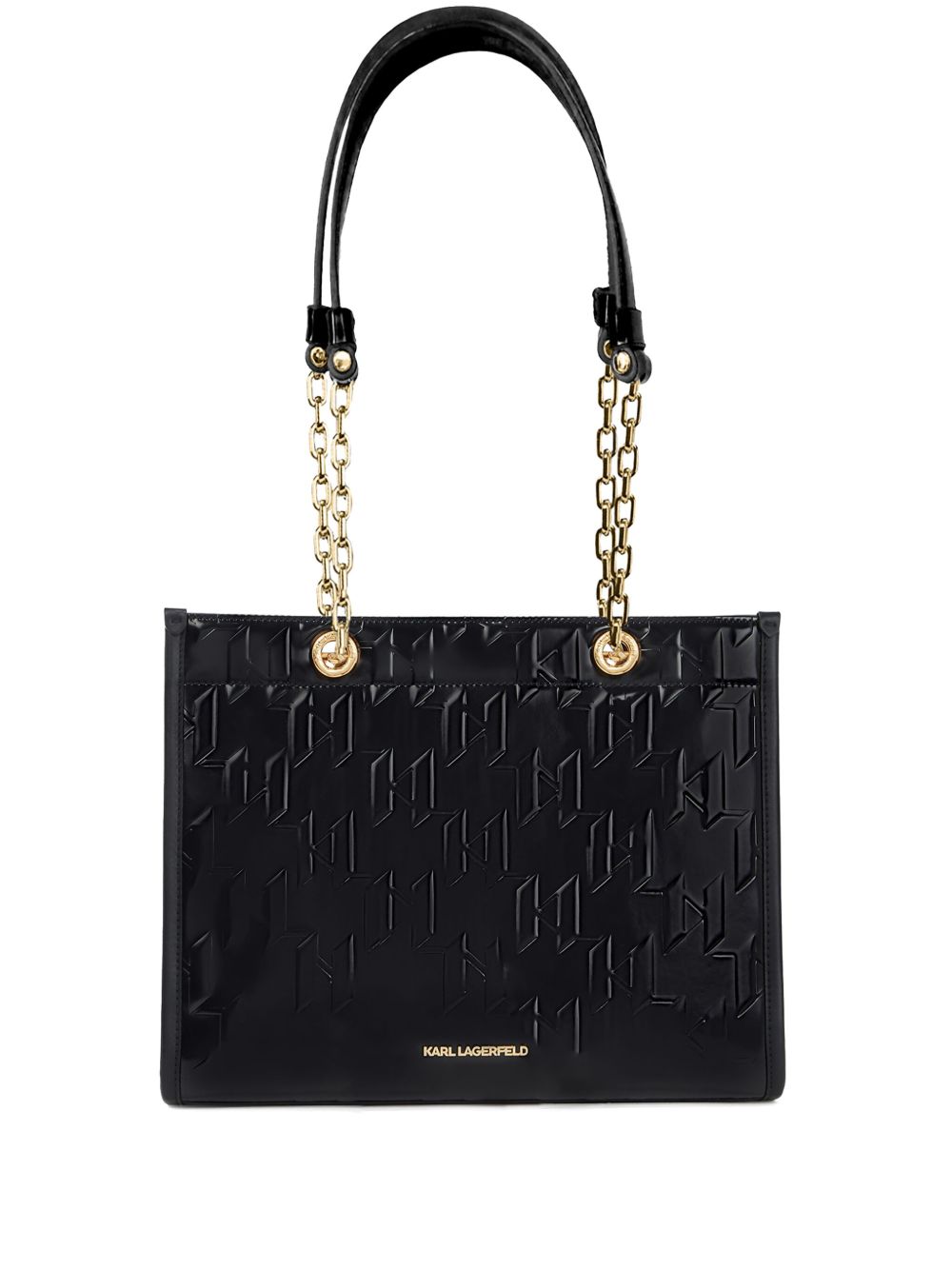 Karl Lagerfeld K/Skuare 中号手提包 - 黑色