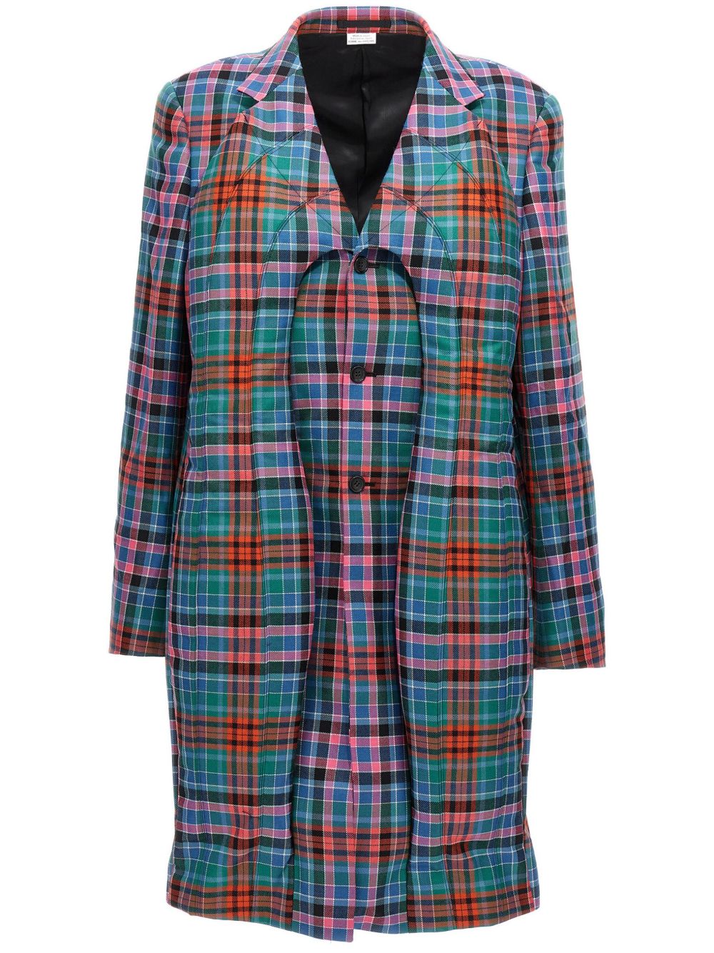 Comme des Garçons Homme Plus 格纹外套 - 粉色