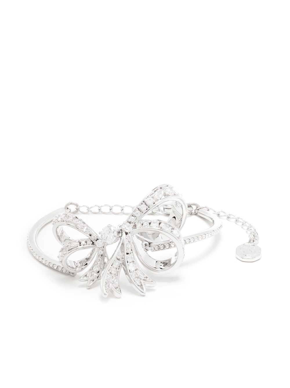 Swarovski Volta 蝴蝶结手镯 - 银色