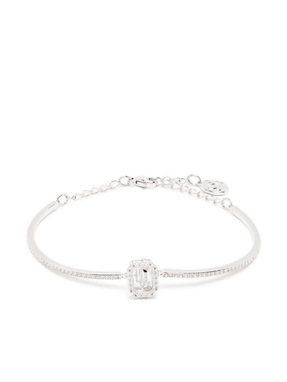 Swarovski Una 软手镯 - 银色