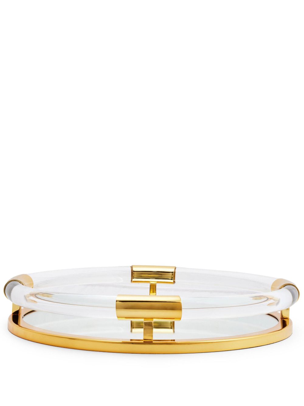 Jonathan Adler Round Jacques 托盘 - 金色