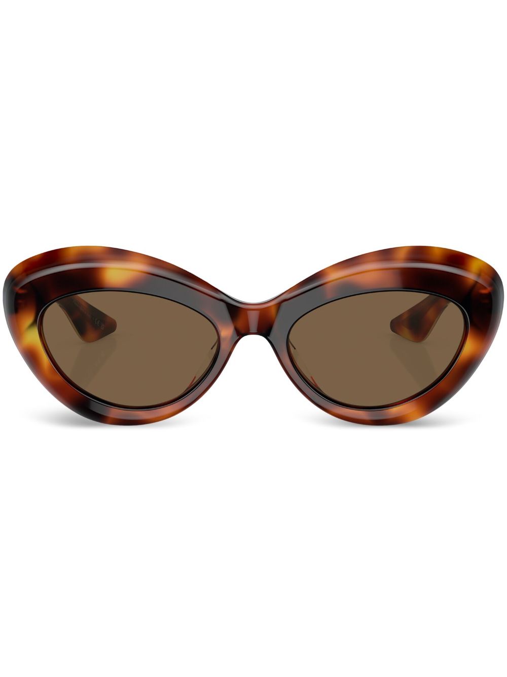 Oliver Peoples 1968C 猫眼框太阳眼镜 - 绿色