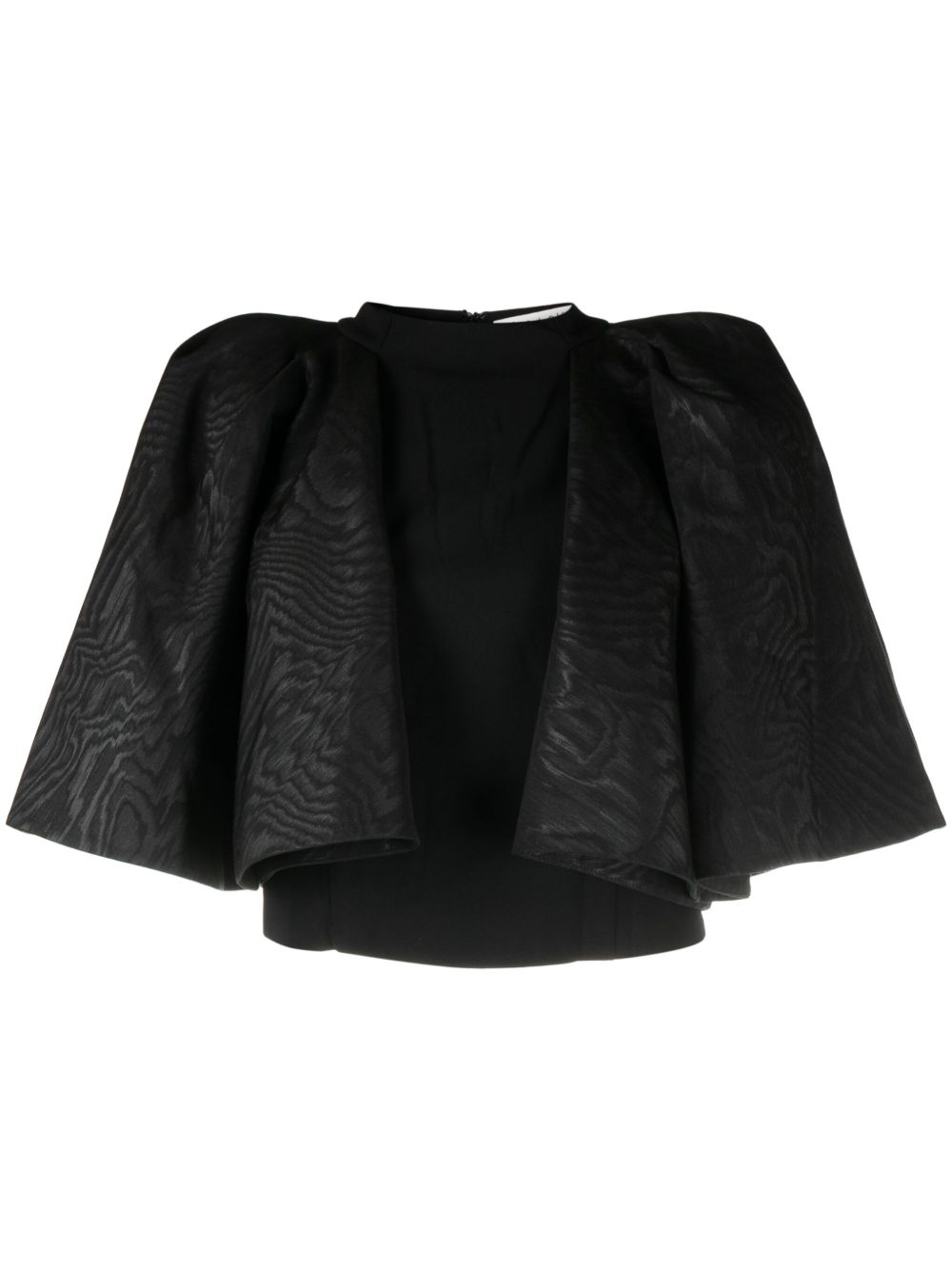 alice + olivia Sergia 斗篷袖上衣 - 黑色