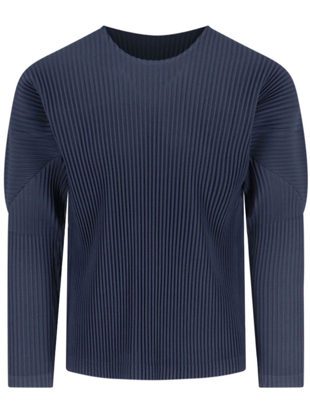 Homme Plissé Issey Miyake 罗纹长袖上衣 - 蓝色