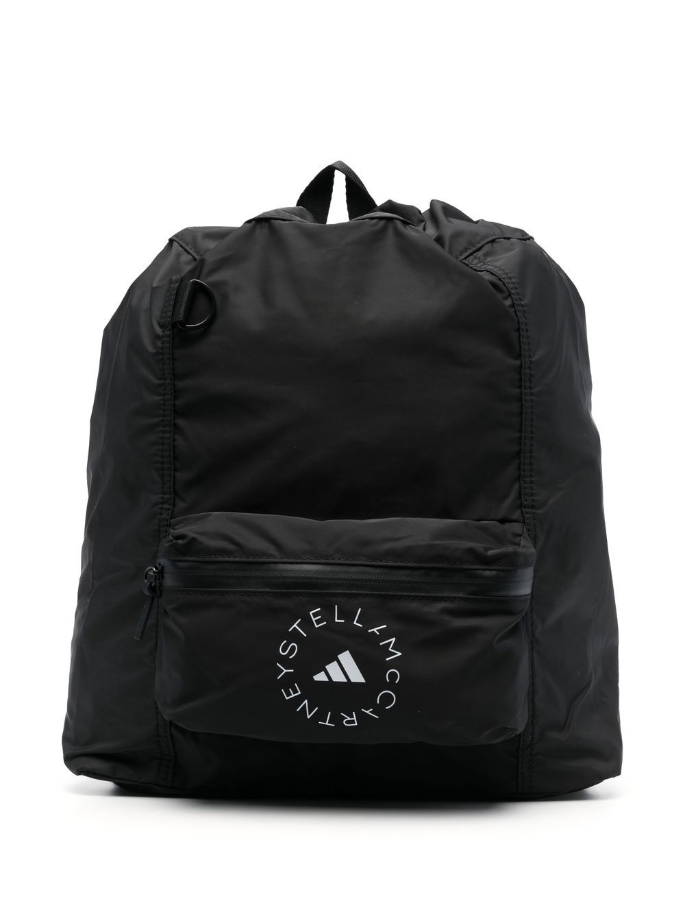 adidas by Stella McCartney logo印花双肩包 - 黑色