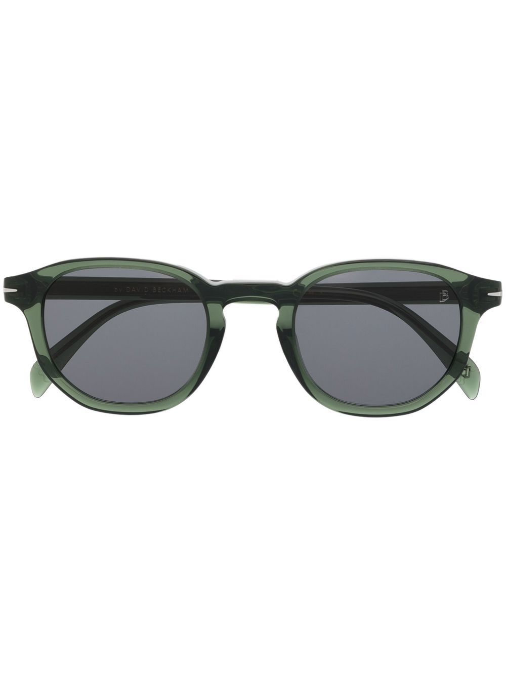 Eyewear by David Beckham Wayfarer 镜框有色镜片太阳眼镜 - 绿色