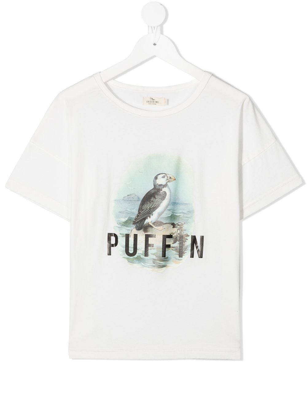Andorine Puffin T恤 - 白色