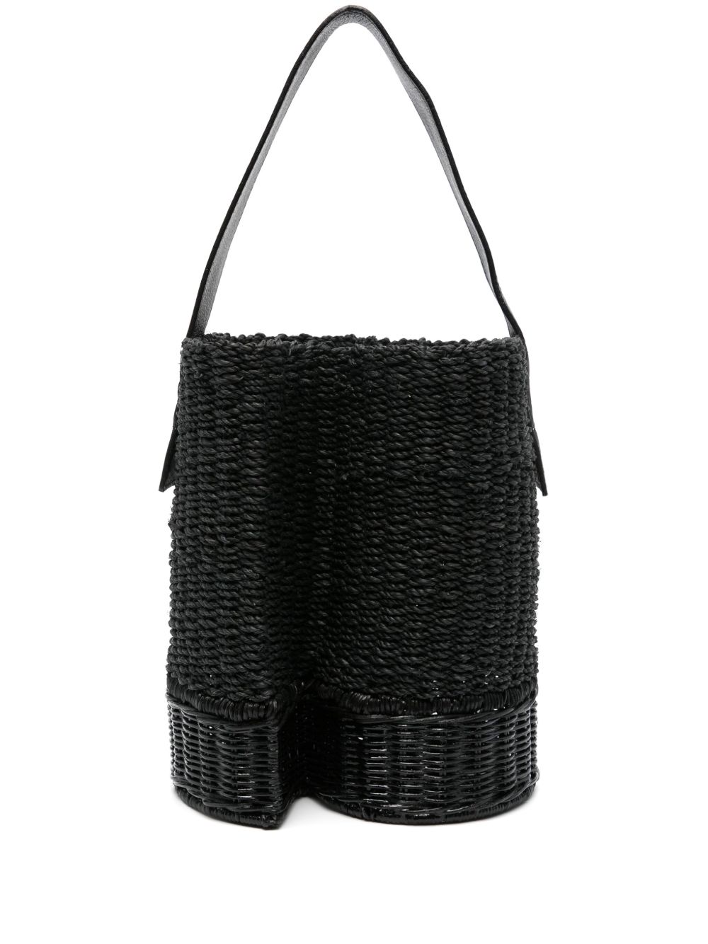 sacai S Basket 小号水桶包 - 黑色