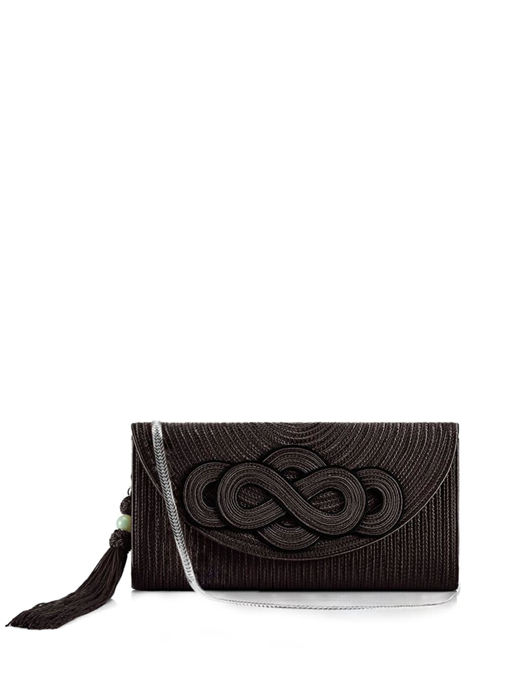 Shanghai Tang Braided Knot 手拿包 - 黑色